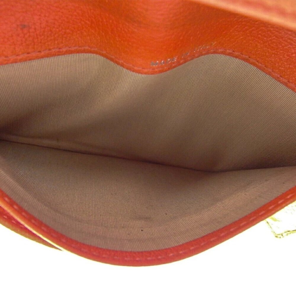 CHANEL Purse Orange Silver Women Authentic secondhand - Picture 8 of 9